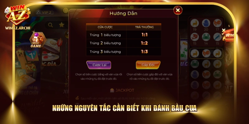Những nguyên tắc cần biết khi đánh Bầu Cua
