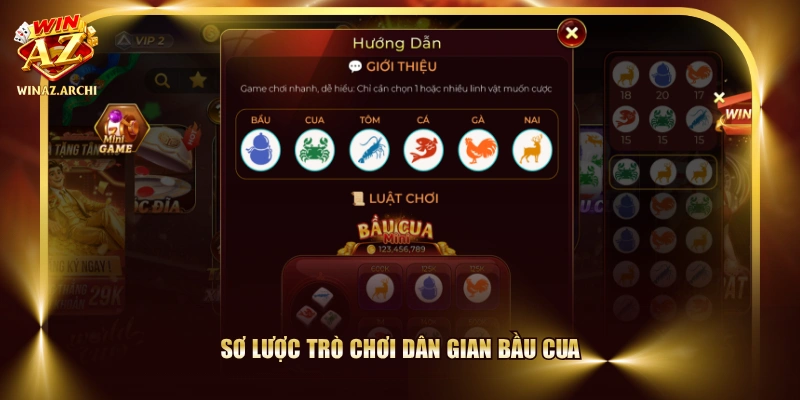 Sơ lược trò chơi dân gian Bầu Cua